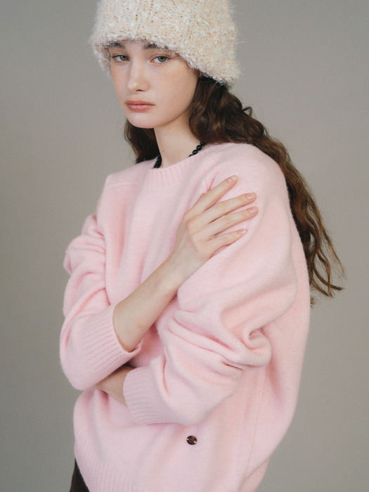 F Cozy Crewneck Knit Sweater_Fairy