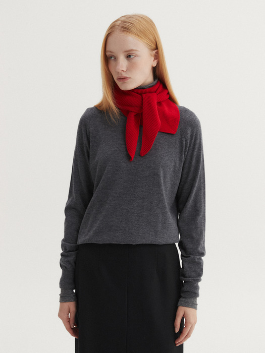 ROY KNIT SCARF (4 COLORS)