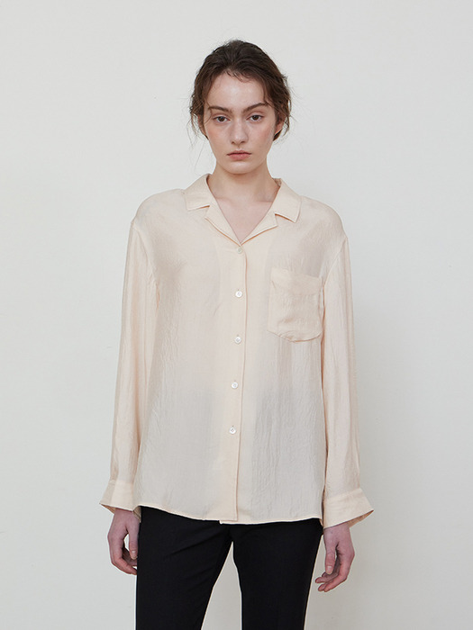 [2차] Oversize dressy shirt_CREAM