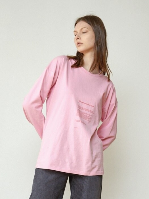 THROUGH-COMPOSED FORMS T-SHIRT (PINK)