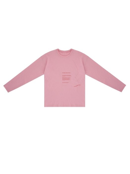 THROUGH-COMPOSED FORMS T-SHIRT (PINK)