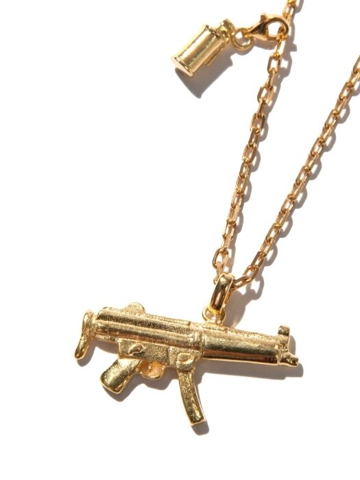 Mp5 & M18 smoke necklace (silver,14k gold plated)