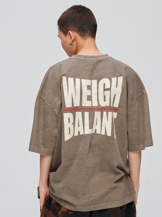 Pigment Weigh in on Issue Tshirt - Brown