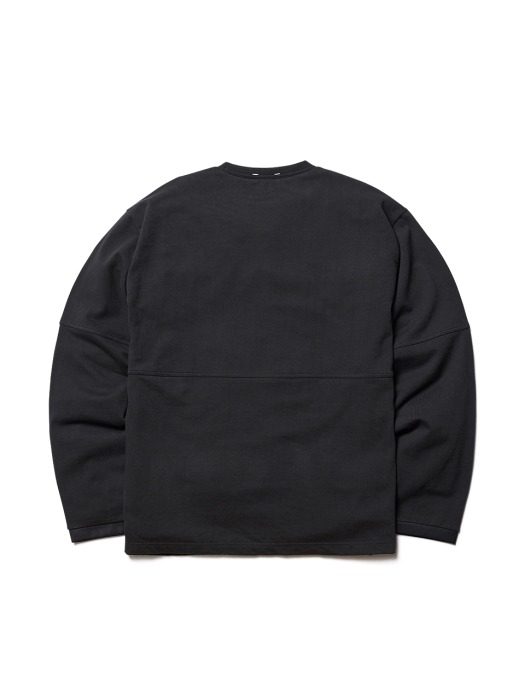 OVERTURE LONG SLEEVE TEE-CHARCOAL