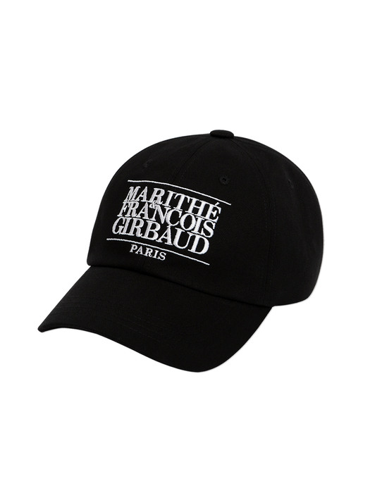 MARITHE CLASSIC LOGO CAP black