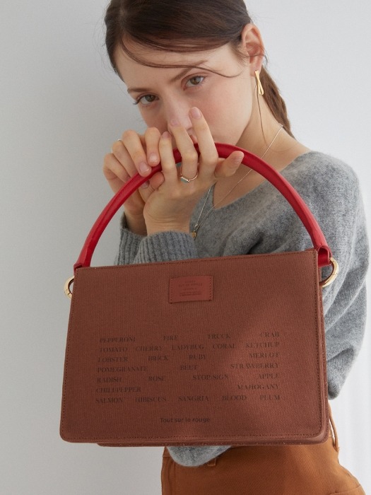 All About RED (shoulder/cross/tote bag)
