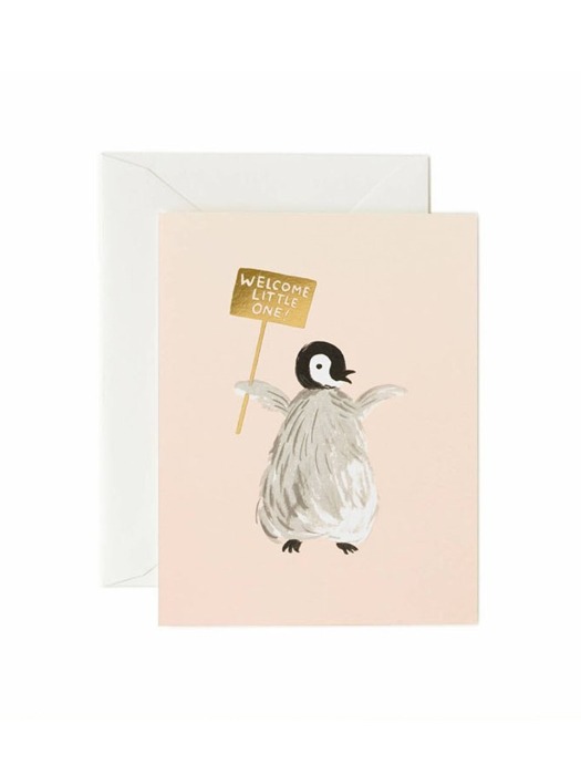 Welcome Penguin Card 베이비 카드
