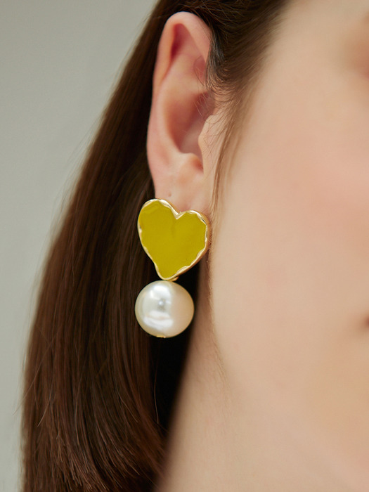 coco heart earring