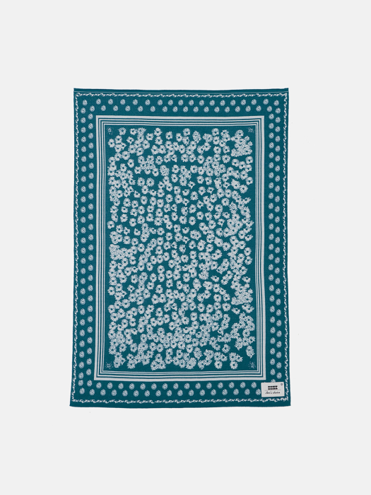 LEELEE Pattern Printed Mini Blanket Green