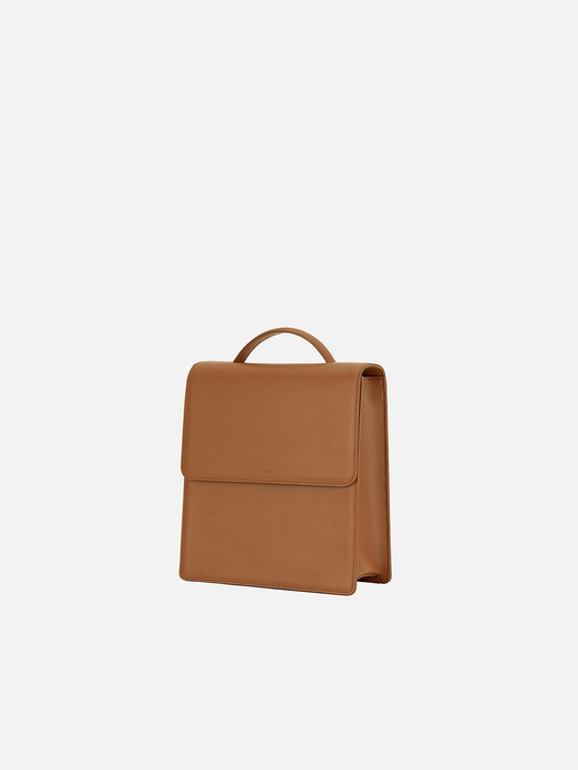Flap medium satchel bag Creamy Tan