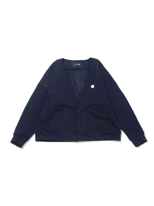 ATELIER SHORT CARDIGAN NAVY