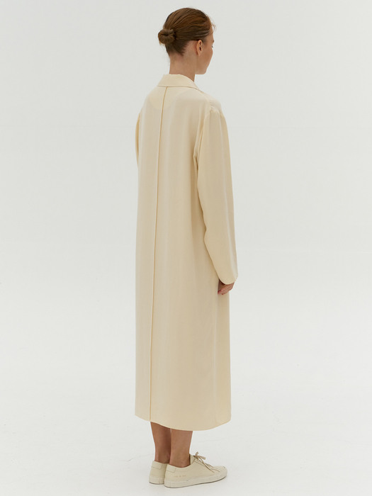 Long Robe Dress [Ivory]