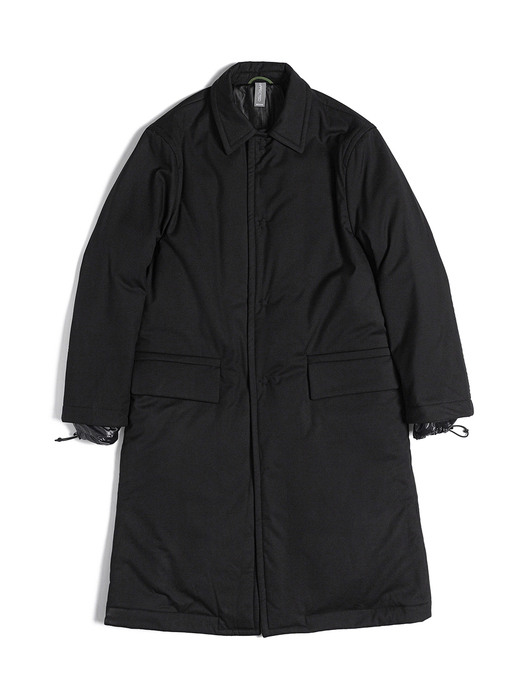 PADDED SINGLE COAT / BLACK