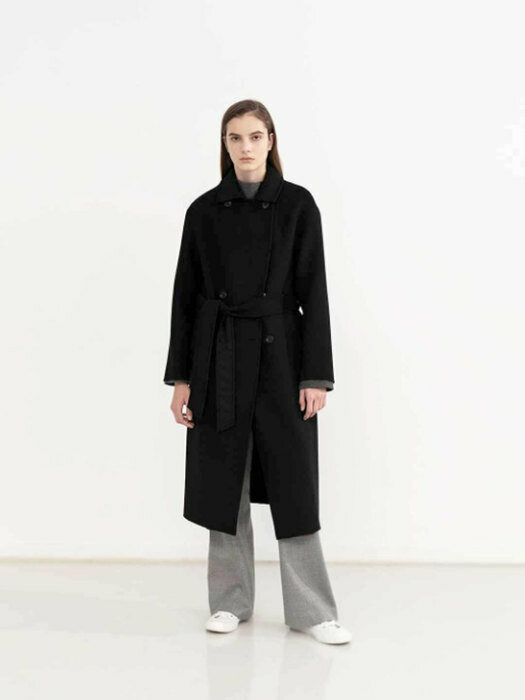 Lana double coat (BLACK)