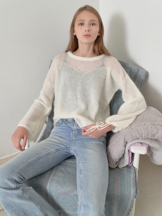 AGATHA WOOL BLENDED SWEATER