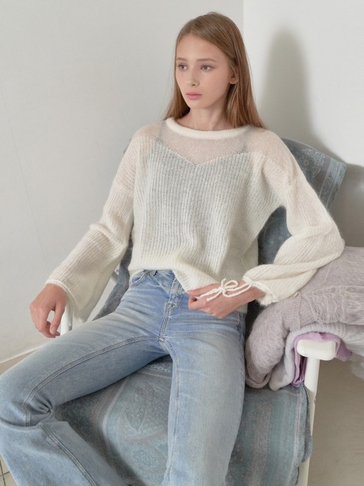 AGATHA WOOL BLENDED SWEATER