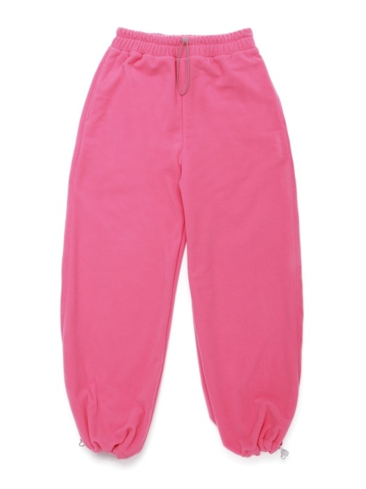 String Polar Fleece Pants [Pink]