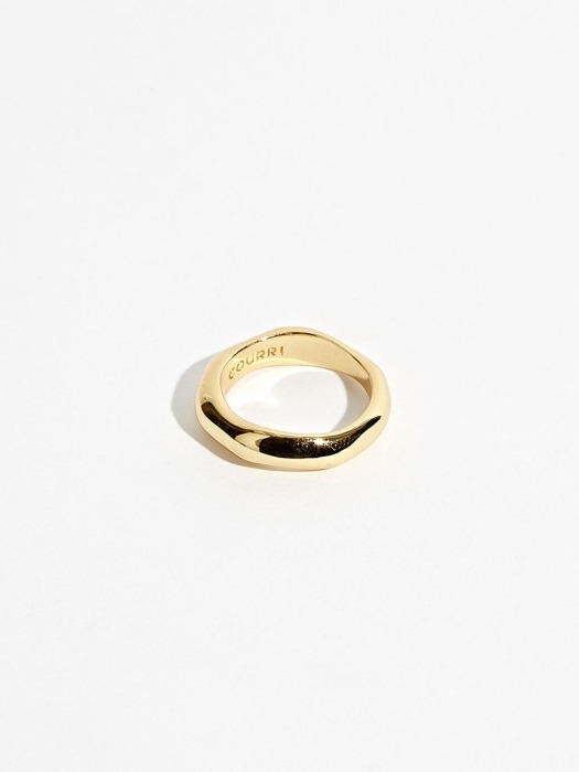 GOLD PAULINE STACK RING 