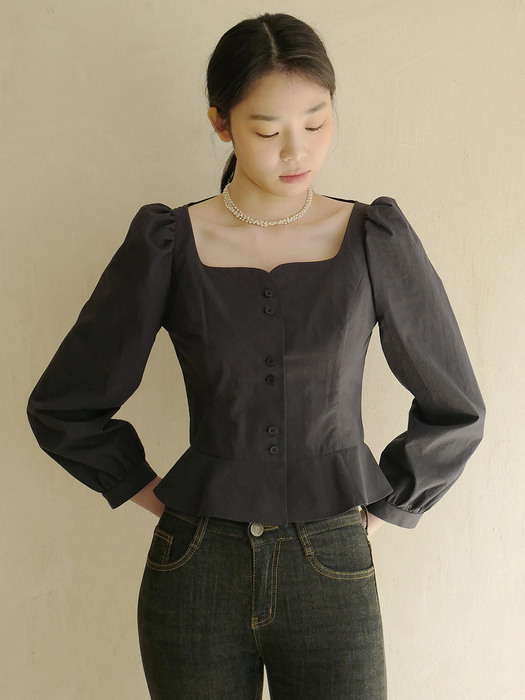 Rosy Blouse (Vintage Navy)