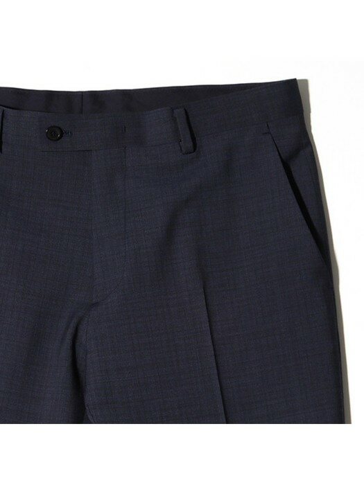 navy check wool suit pants_CWFCM21211NYX