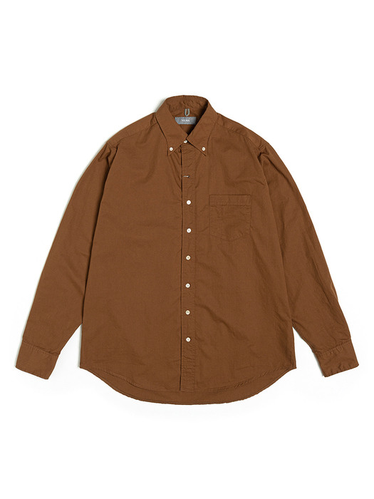 Buttonless Shirt (Brown)