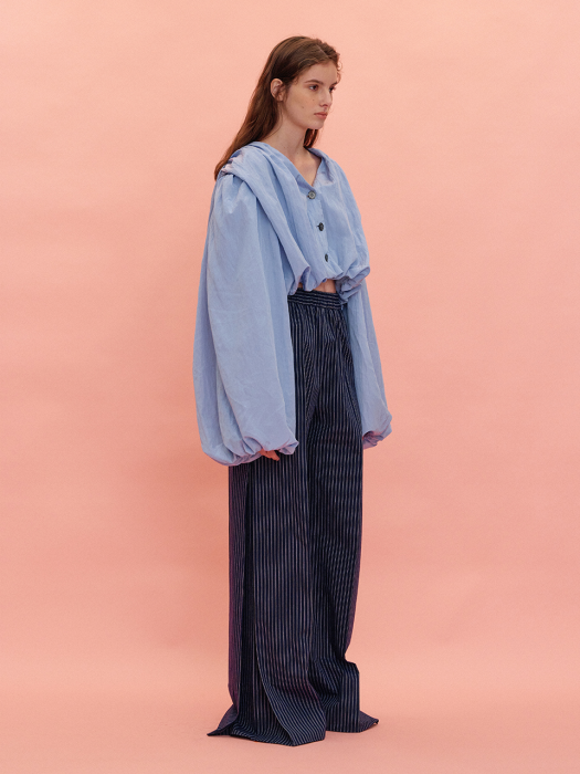 ROUPEE Volume Jacket with detachable sleeves - Sky Blue