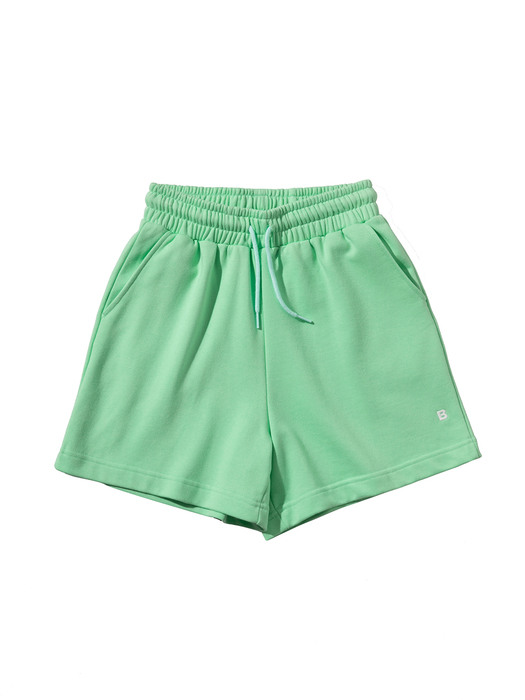 B green sweat pants 숏팬츠 