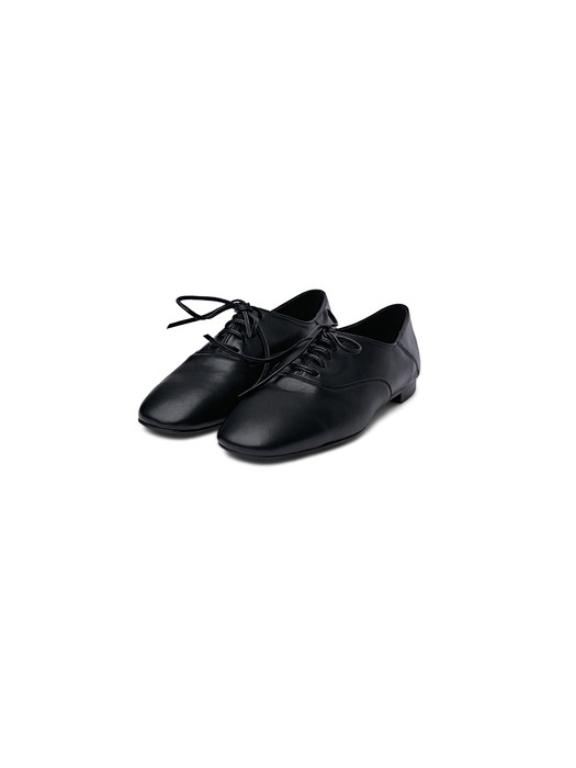 [리퍼브][225,235] Soft leather loafers_black