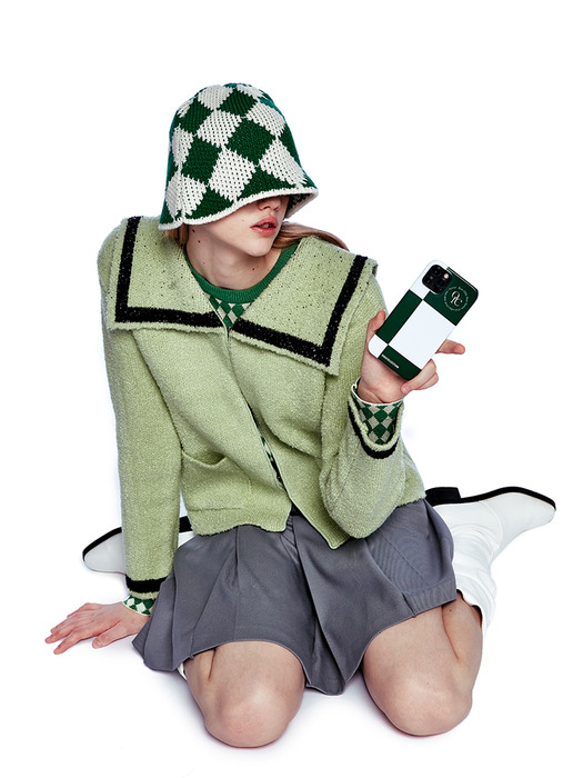 OIC LOGO PHONE CASE [GREEN CHECK]