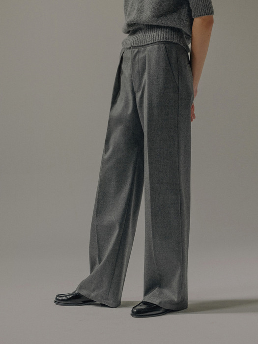 Sound tuck pants (Gray)