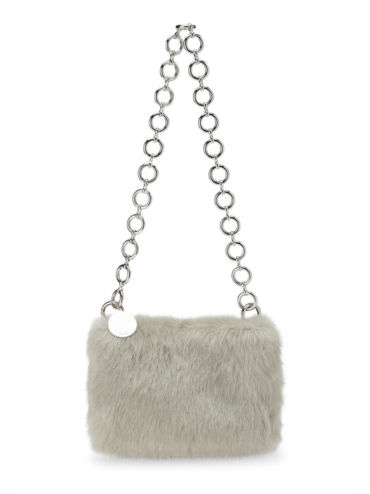 Rena Eco-Fur Bag (grey)