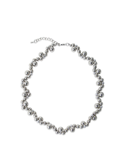Silver blossom necklace