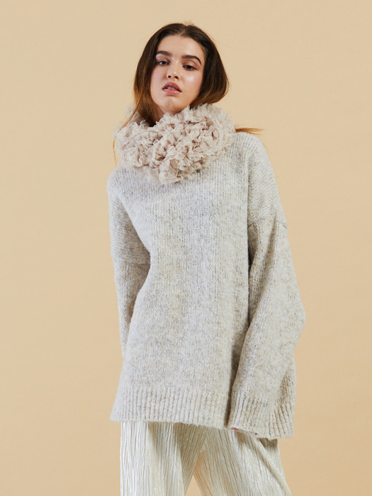 FAN YOUNG Oversized long sleeve knit