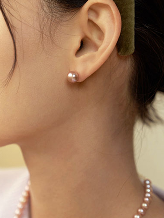 Pebble Pearl Earring_EC1758