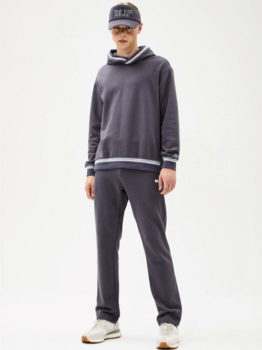 SOLID SWEAT PANTS_GY (MEN)