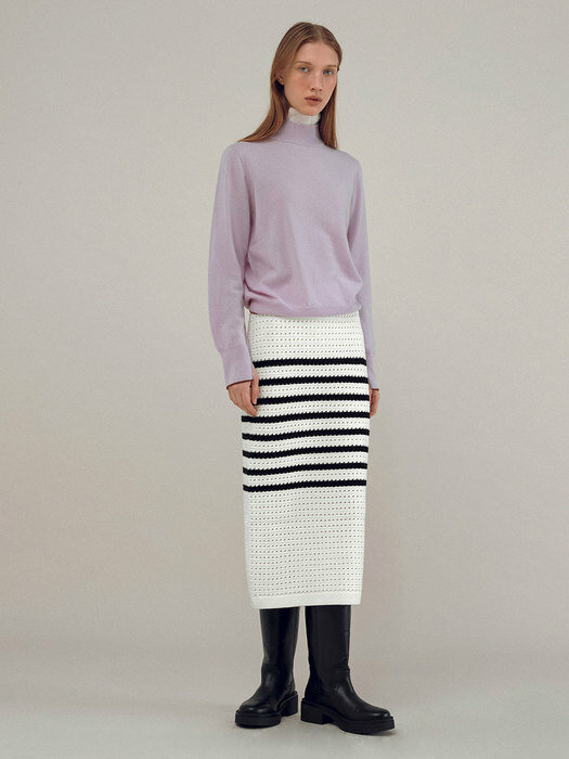 Stripe Knit Skirt KK2SS0130_20