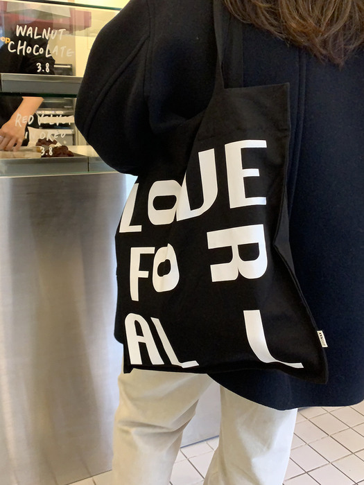 Love For All(2Way Bag) Black 에코백