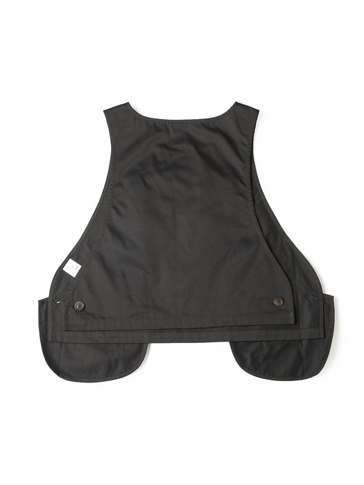 [DUBLIN]CAMP VEST_WARM BLACK