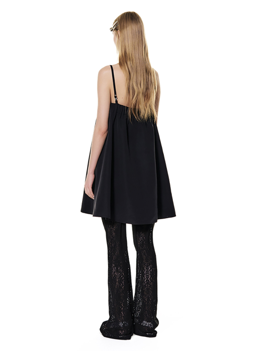 Trefalga Belted Dress (Black)