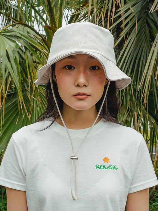 CAMP BUCKET HAT, CREAM