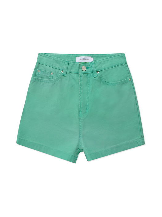 [SHORTS] Watery Jeans Mint