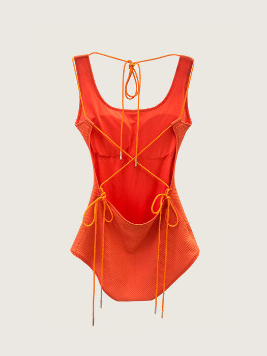 Tium One-Piece Swimsuit_Orange