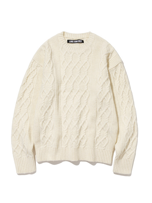 molesey cable knit cream