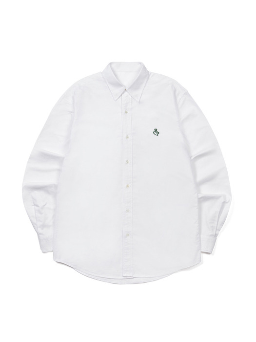 Swivel Logo Oxford  Shirts  White