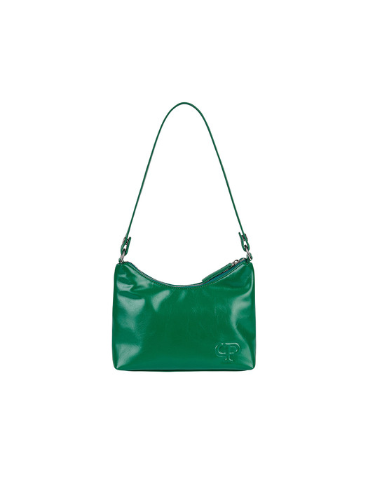 SPARKLING SQUARE HOBO BAG(GREEN SALAD)