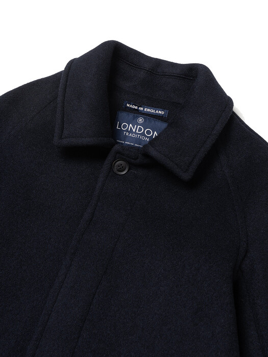 LONDON TRADITION Mens R06 Fly Front Coat - Navy SBB 130