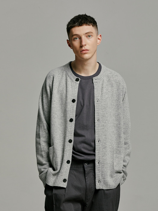 22AW Gentle Link Cardigan (Soft Gray)