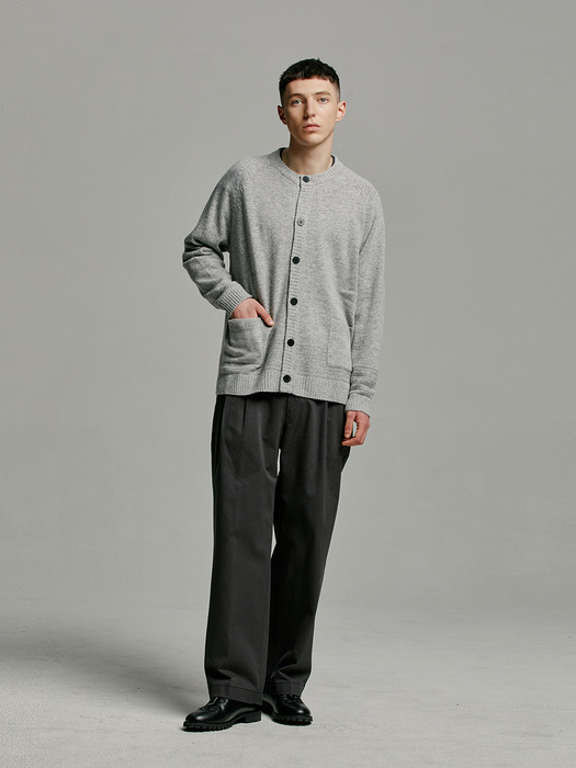 22AW Gentle Link Cardigan (Soft Gray)