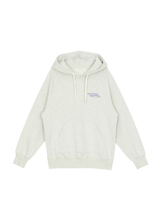 [EXCLUSIVE] NW logo hoodie (Gray melange)
