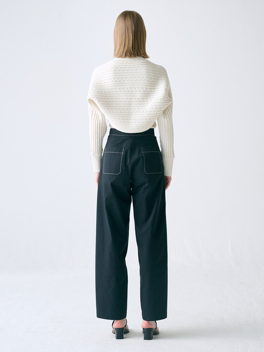 [KNIT] Cable Bolero Cardigan SET _ 2color